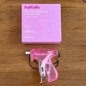 Pink Mini Microneedle Suture Gun